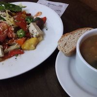 Bean soup at Saludpan in Medellin