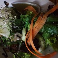 Pizza crudivegana  at Saludpan in Medellin