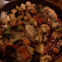 Veggie stir fry. A+ at Saludpan in Medellin