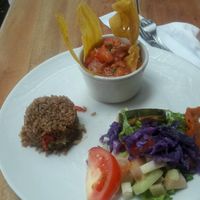 menú vegano del día  at Saludpan in Medellin