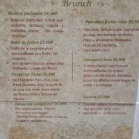 menu (juillet 26) at Saludpan in Medellin