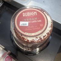 Rubicon vegan red velvet layer cake at Raley's O-N-E Market in Reno