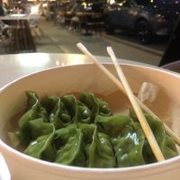 Vegan dumplings   at O Dumpling Bar in Orange