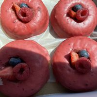 Vegan Sangria Donut  at Deviant Donuts in Mystic