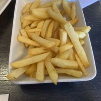 Incredible chips. Even without salt, they were bursting with flavour!  at Proove Pizza in Hertford