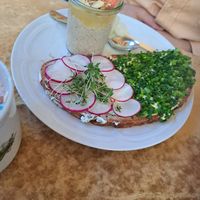 Aunt Gaby's breakfast at Vollpension in Vienna