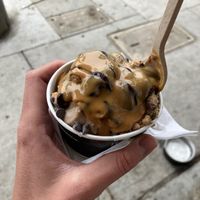 Chocolate chip with almond butter at Pressed Juicery in West Los Angeles
