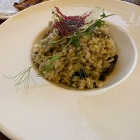 Mushroom Risotto without cheese or cream  at Churchill in Munxar