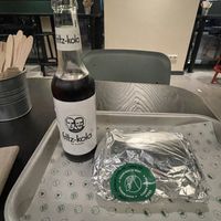 Fritz and burrito   at Chidóz in Breda