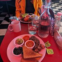 Vegan breakfasts at City Cafe at The City Cafe in Edinburgh