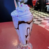 Vanilla milkshake   at The City Cafe in Edinburgh