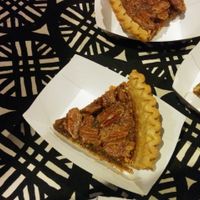 Pecan pie at Ste Martaen in Chicago