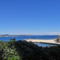 View from the Terrace at Le Mazagran in Saint-tropez