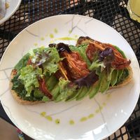 Toast vegano  at Justo in Merida