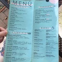 Menu  at Justo in Merida