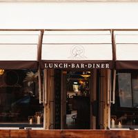 The outside terrace  at Old Fashion Den Haag in The Hague