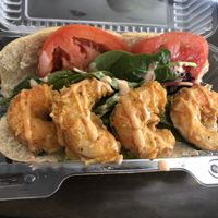 Vegan Shrimp po’ boy at Vined The Vegan Experience in North Charleston