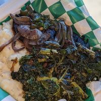 Portobello mushroom steak at Vined The Vegan Experience in North Charleston