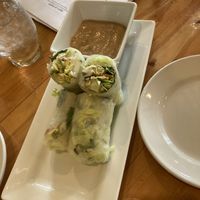 Fresh spring rolls! at Blossom & Cellar Door Craft Cavern in Hendersonville