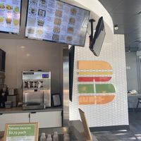 Interior w/Digital Menús  at Burger Patch - 65th St in Sacramento