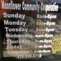 Hours at Moonflower Community Cooperative in Moab