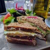 Club sandwich Perfect 🥰 at Soya Comptoir Bio in Paris