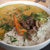 The best curry ever at Soya Comptoir Bio in Paris