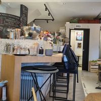 Inside at Soya Comptoir Bio in Paris