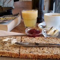 Petit Dejeuner at Soya Comptoir Bio in Paris