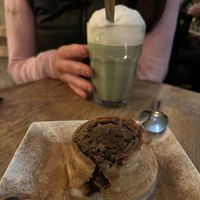 Cinnamon roll  at Soya Comptoir Bio in Paris