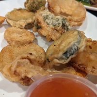 Vegetable tempura at Passion Fusion Grille in Graham