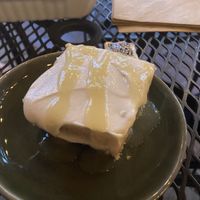 Pineapple tres leches dessert  at Vegan Street in Calgary