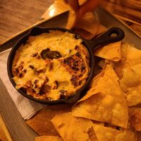 Jalapeño cheeze dip.  we can't get enough of this stuff (unfortunately only for dine-in) at Vegan Street in Calgary