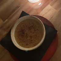 crème brûlée   at Vegan Street in Calgary