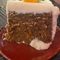 carrot cake at Vegan Street in Calgary