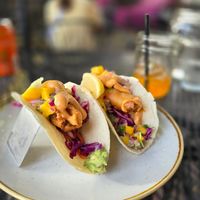 No-fish tacos at Vegan Street in Calgary