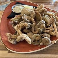 Kalamari mushrooms  at Vegan Street in Calgary