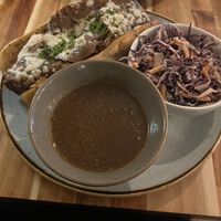 Beef dip   at Vegan Street in Calgary