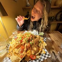 Deluxe nachos  at Vegan Street in Calgary
