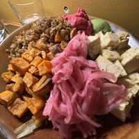 Macro salad  at Vegan Street in Calgary