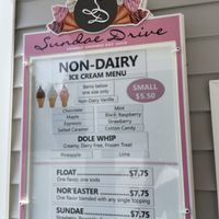Vegan soft serve!  at Sundae Drive in Brookline