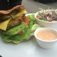 A burger to brag about at simpleRaw - Oehlenschlaegersgade in Copenhagen