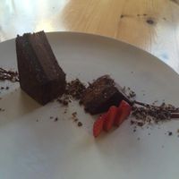 Triple chocolate cake at simpleRaw - Oehlenschlaegersgade in Copenhagen