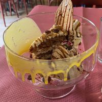 Carrot Cake (served with ice cream and a cookie)  at Casa Tino in Cadiz