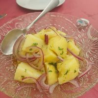 Potato salad at Casa Tino in Cadiz