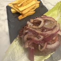 Vegan burger   at Casa Tino in Cadiz