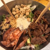 Ensalada César vegana   at Casa Tino in Cadiz
