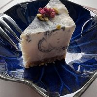 Raw black sesame cake  at Soo Good Vegan Restaurant - 好素純素餐廳 in Hong Kong Island