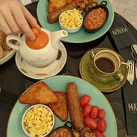 English breakfast at Manon Gastro Bar & Bistro in Valletta
