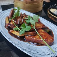 Sweet miso stir-fry with mushrooms. Very nice. at Manon Gastro Bar & Bistro in Valletta